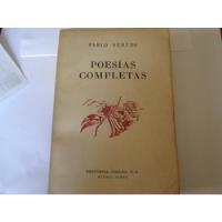 Usado, Pablo Neruda Poesías Completas 1951 Losada segunda mano  Chile 