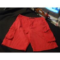 Short; Bermudas Rocawear Talla W38 Color Rojo Impecable segunda mano  Chile 