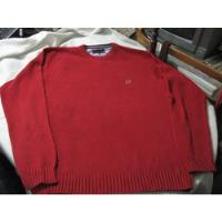 Sweater Cuello Redondo Tommy Hilfiger Talla Xl Color Rojo segunda mano  Chile 
