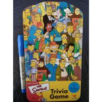 Trivia Game Simpsons 2003 Juego De Mesa Inglés, usado segunda mano  Chile 