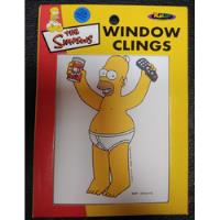 Usado, Windows Clings Homer Calcomania Ventana Simpsons 2002 segunda mano  Chile 
