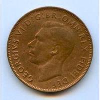 Usado, Canguro De Bronce: 1 Penny Australia 1950 Vf C904 segunda mano  Chile 