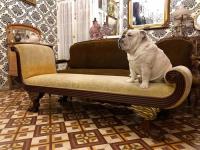 Sillón Chaise Lounge Imperio Antiguo. segunda mano  Chile 