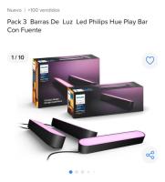 Philips Hue Play Hdmi 4k Sync Box + Pack 3 Barras De Luz Led, usado segunda mano  Chile 