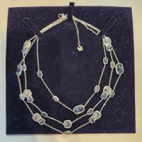 Usado, Collar Swarovski Original Con Cristales Azules, Austriaco  segunda mano  Chile 