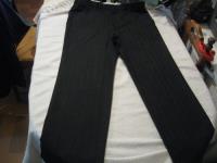 Pantalon De Vestir Listado Color Negro Talla W36 L36 segunda mano  Puente Alto