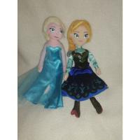 Usado, Peluche Muñeca Elsa Y Anna Frozen Disney Princesas Original. segunda mano  Villa Alemana