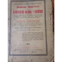 Manual Práctico De Alimentación Racional Y Crudivora  1907 segunda mano  Chile 