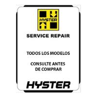 Usado, Manual De Servicio : Gruas Hyster segunda mano  Chile 