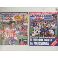 Revista Deporte Total- Chile Francia 98- Francia Campeon 98- segunda mano  Chile 