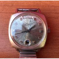 Raro Reloj Vintage Renis Doble Fecha Automático, usado segunda mano  Chile 