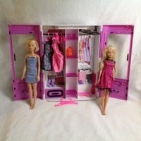 Usado,  Closet De Lujo Portátil, Incluye 3  Barbie,ropa, Mattel. segunda mano  Chile 
