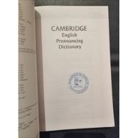 Cambridge English Pronouncing Dictionary Daniel Jones segunda mano  Chile 
