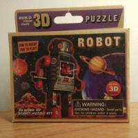 Robot - 3d Puzzle 21pc Kit Westminster 2015 Vintage, usado segunda mano  Chile 