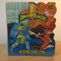 Power Rangers Libro Space Aliens Attack Aprender Ingles segunda mano  Chile 