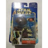 Figura Star Wars Attack Of The Clones Yoda Jedi Master segunda mano  Chile 