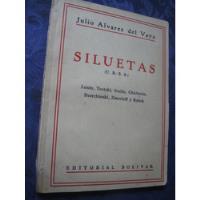 Siluetas (u. R. S. S. ) Por Julio Alvarez Año 1937  segunda mano  Chile 