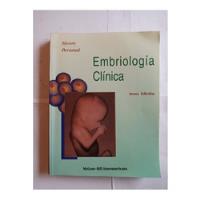 Libro Embriología Clínica 6 Edición Moore / Persaud segunda mano  Chile 