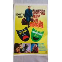 Afiche De Cine  Siempre Hay Un Mañana  Año 1964 segunda mano  Chile 