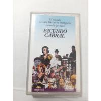 Cassette De Facundo Cabral El Mundo Estaba (1311) segunda mano  Chile 