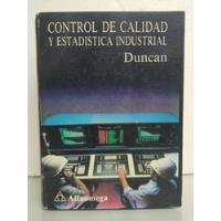Control De Calidad Y Estadística Industrial segunda mano  San Bernardo
