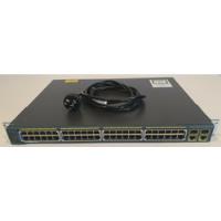 Usado, Switch Cisco Catalyst 2960 48pst Poe Incluye Orejas Rack segunda mano  Chile 