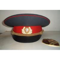 Gorra De Oficial De Policía Soviético Talla 59 segunda mano  Santiago