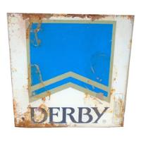 Letrero Cartel Antiguo Derby, Años 90s, De Pared, Doble Faz segunda mano  Chile 