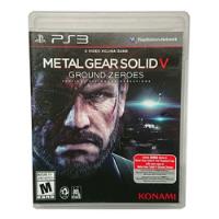 Meta Gear Solid V Ground Zeroes Playstation Ps3 segunda mano  Chile 