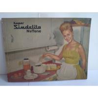 Súper Sindelita.  Recetas De Cocina   1960  segunda mano  Chile 
