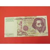 Usado, Antiguo Billete 50.000 Liras Banco De Italia Año 1992 Escaso segunda mano  Chile 