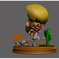 Archivo Stl Impresión 3d - Looney Tunes - Speedy Gonzales segunda mano  Puerto Montt