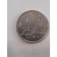 Moneda España 25 Pesetas 1980 Mundial De 82(x100, usado segunda mano  Chile 