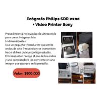 Ecografo Phillips Sdr 2200 + Video Printer Sony segunda mano  Viña Del Mar