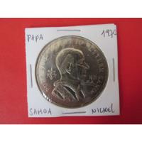 Antigua Medalla Visita Papa Pablo Vi A Samoa Nickel Año 1970, usado segunda mano  Chile 