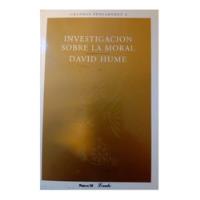 Investigacion Sobre La Moral, David Hume segunda mano  Chile 