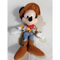 Usado, Peluche Original Mickey Mouse Woody Toy Story Disney Parks. segunda mano  Villa Alemana