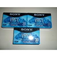 Usado, Cassette De Video Vhs-c. Pack De 3. Marca Sony segunda mano  Chile 