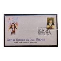 Carpeta Primer Día Emisión, Santa Teresa De Los Andes 1993 segunda mano  Recoleta