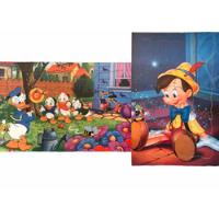 Puzzle De Disney Pinocho Y El Pato Donald Con Sus Sobrinos, usado segunda mano  Lo Barnechea