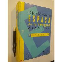 Diccionario Espasa De La Lengua Española Primaria - Espasa F segunda mano  Chile 
