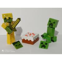 Figura Minecraft - Gold Armor Zombie + Creeper Mattel segunda mano  Chile 