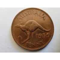 Moneda Australia One Penny 1959 Canguro (x1301, usado segunda mano  Chile 