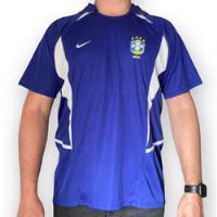 Camiseta De Futbol Alternativa Brasil Mundial 2002 segunda mano  Chile 