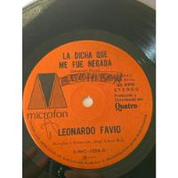 Vinilo Single De Leonardo Favio Ave Maria Niña(t34, usado segunda mano  Chile 