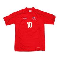 Usado, Camiseta Chile 2010, Talla M, #10 Sandra, Usada segunda mano  Chile 