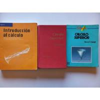 Cálculo Superior- Introducción Al Cálculo. Libros Físicos. segunda mano  Chile 