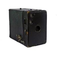 Usado, Camara Kodak Brownie 2a Mod B, 1907, 116mm, Negro, Obturando segunda mano  Chile 