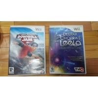 2 Juegos Wii Tony Hawks Downhill Jamm + Deepak Chopras Leela segunda mano  Chile 