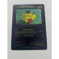 Usado, Carta Pokemon Negra En Inglés Alternativa Pikachu Delivery segunda mano  Chile 